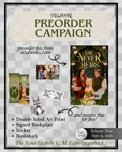 (PREORDER) The Never Heirs by G. M. Fairy (Signed Bookplate)