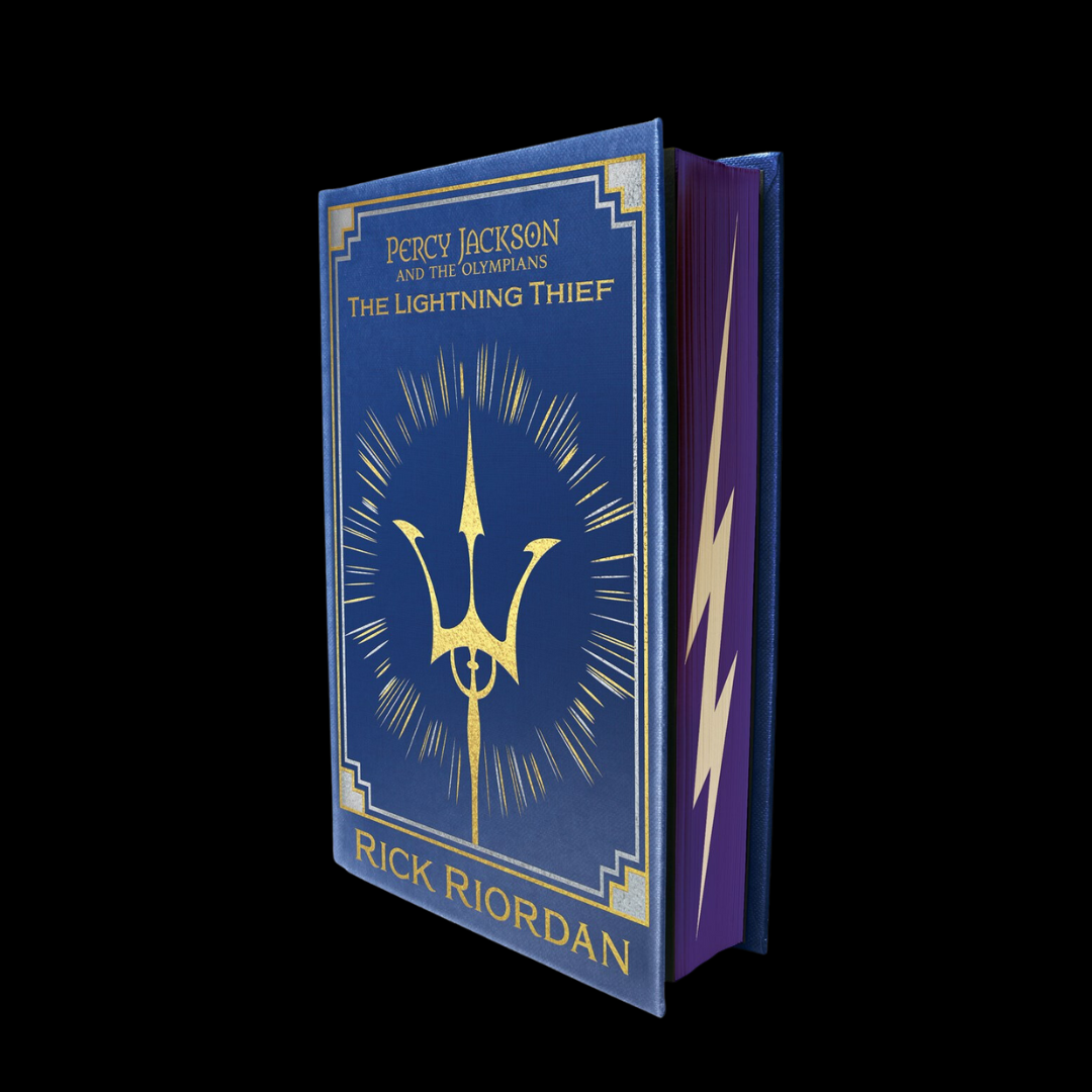 The Lightning Thief By Rick Riordan Collectors Edition Sprayed Edge