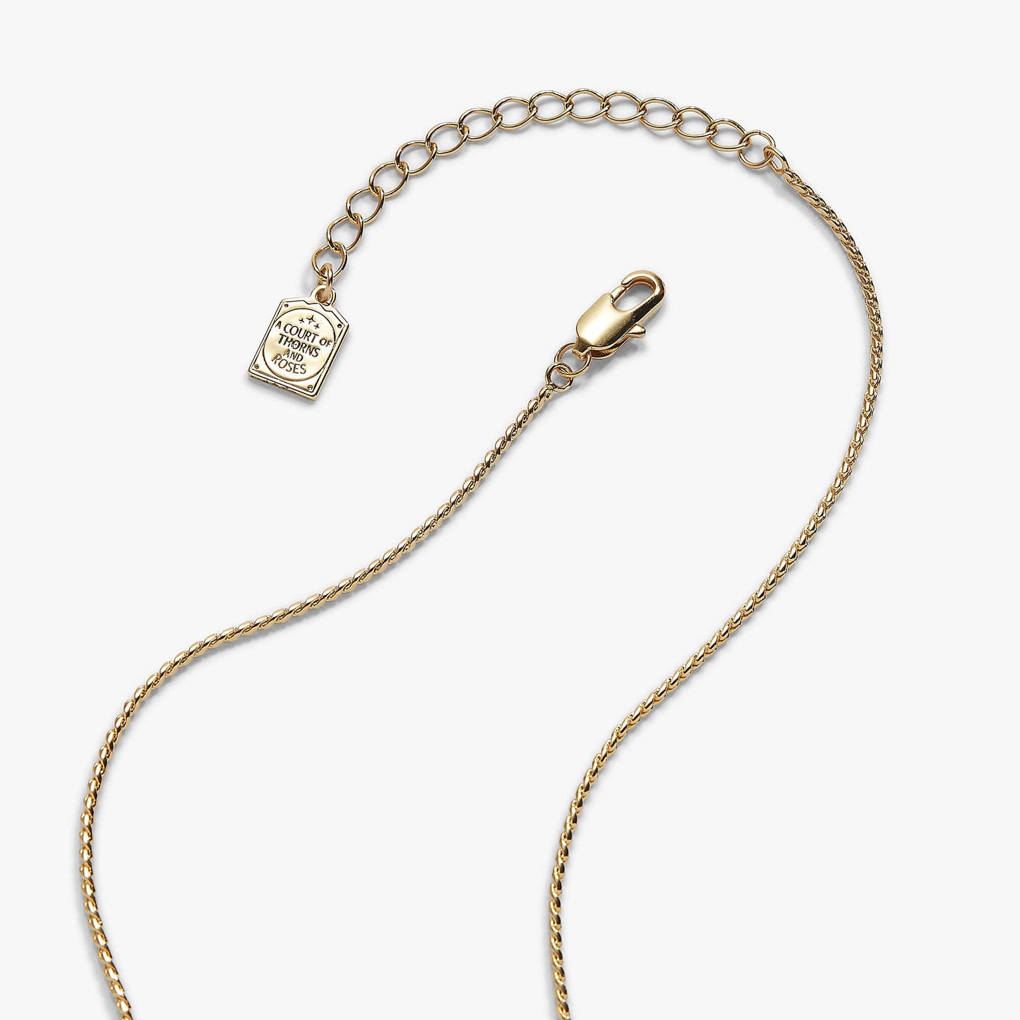 A Court of Thorns and Roses "There You Are" Locket Necklace: Gold