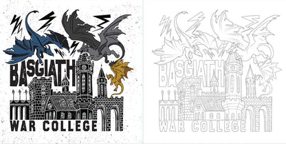 Fourth Wing: The Official Coloring Book