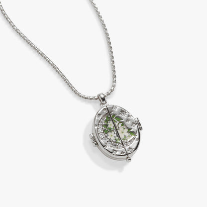 A Court of Thorns and Roses "There You Are" Locket Necklace: Silver