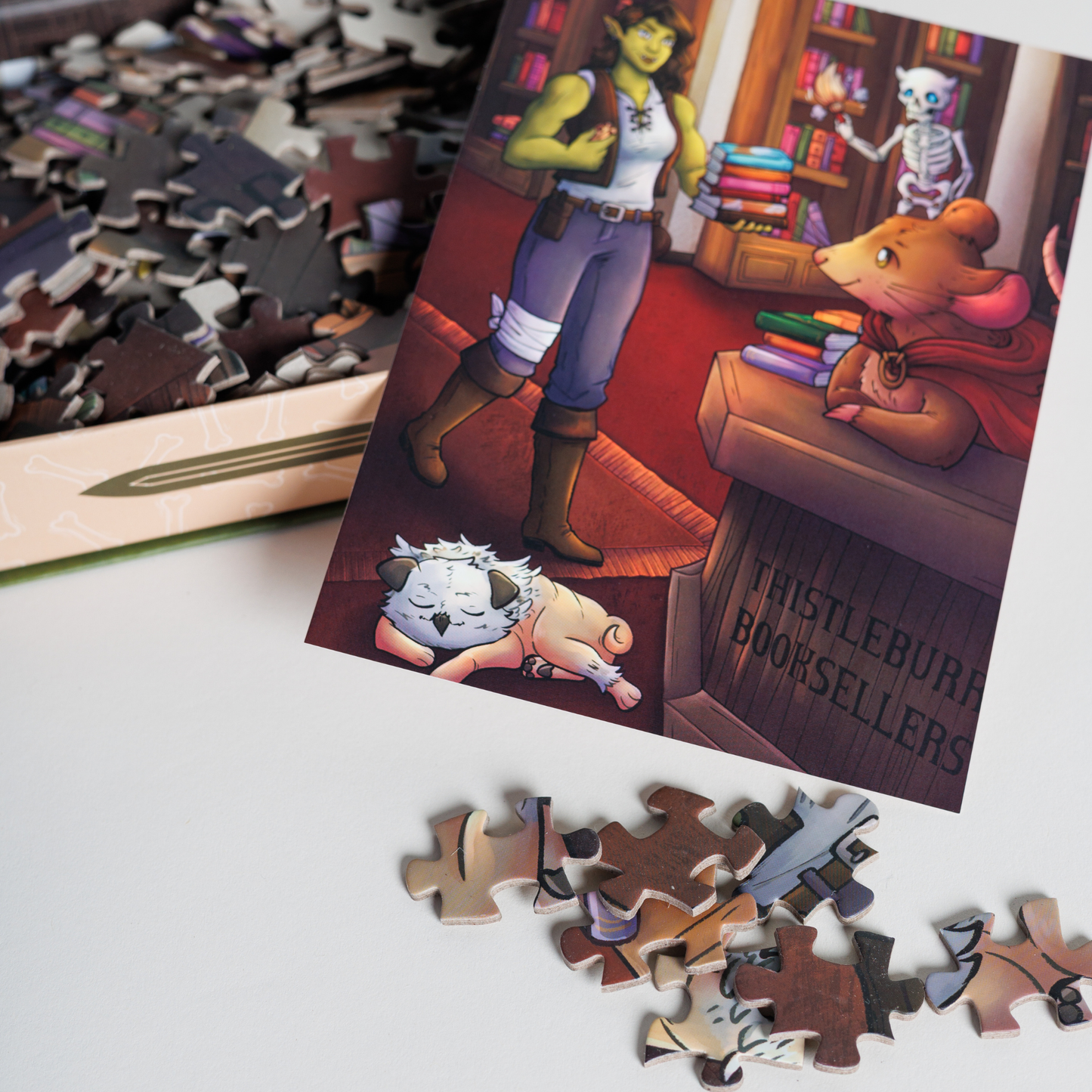 Thistleburr Bookshop Keepsake Puzzle | Bookshops & Bonedust