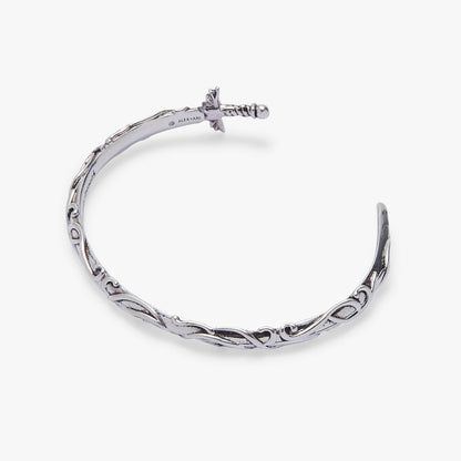 A Court of Thorns and Roses™ Illyrian™ Sword & Shadows Cuff: Silver