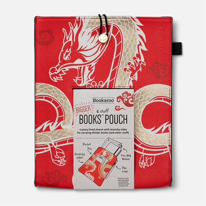 Bookaroo Warrior Dragon Stationery: Books & Stuff Pouch