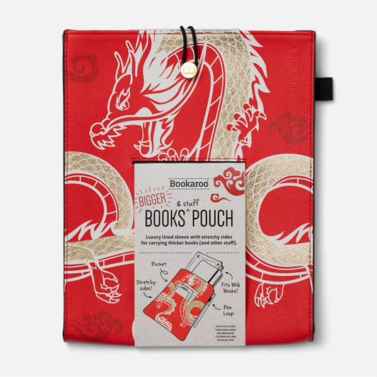 Bookaroo Warrior Dragon Stationery: Books & Stuff Pouch