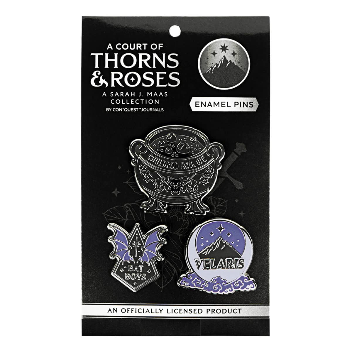 A Court of Thorns and Roses Enamel Pins (3-Pack)