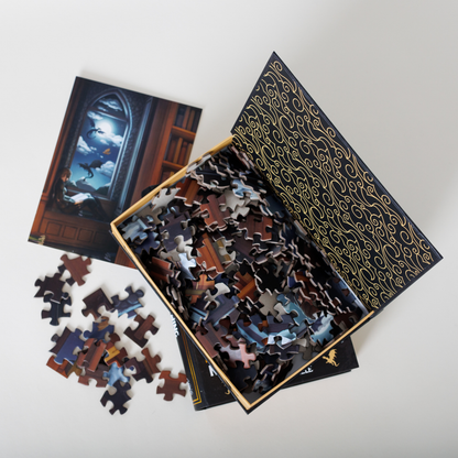 Night in the Archives Keepsake Puzzle | Fourth Wing