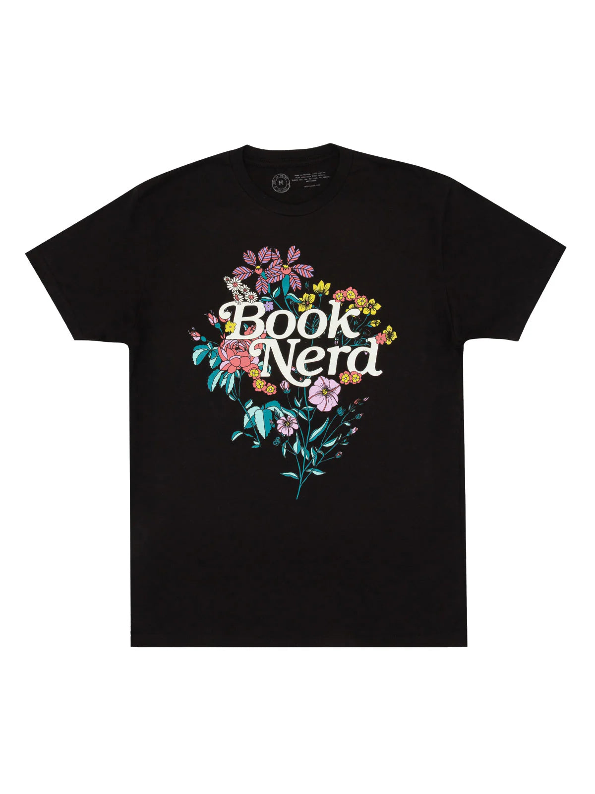 Book Nerd Floral t-shirt