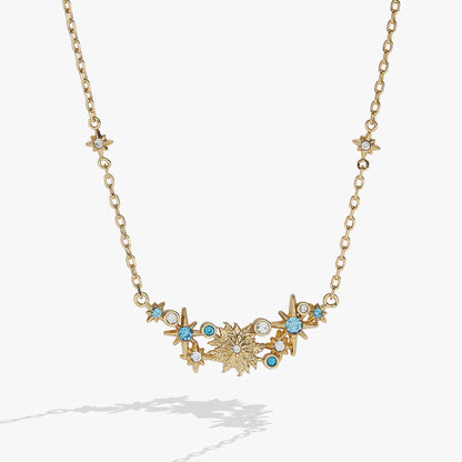 ACOTAR Frost and Starlight Flower Necklace: Gold