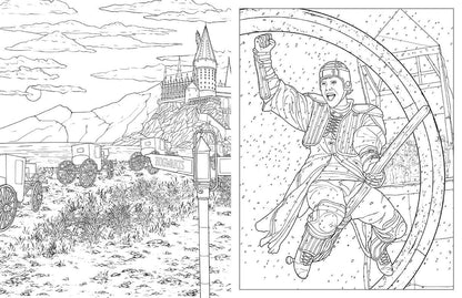 Harry Potter: Travels Through the Wizarding World Coloring Book