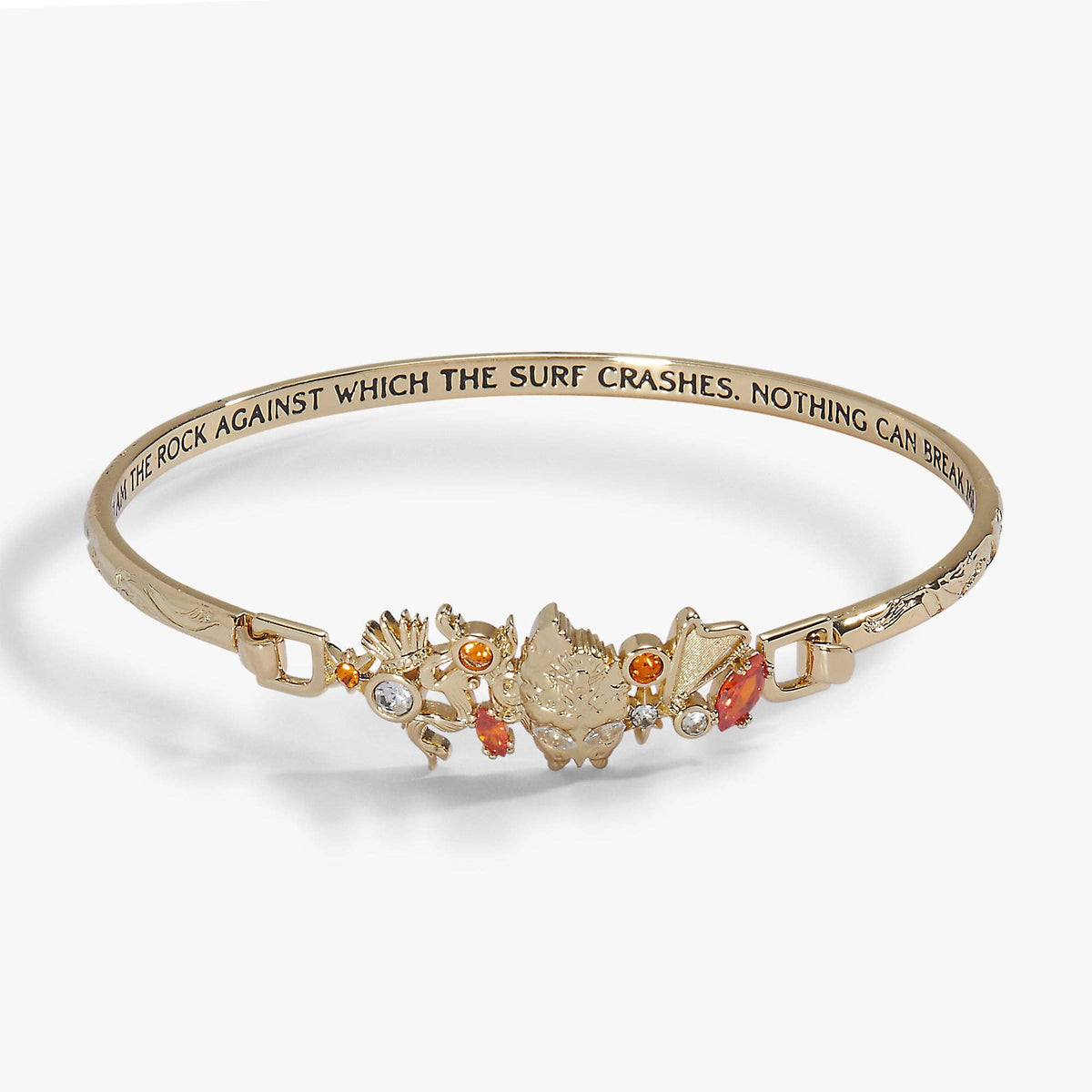 ACOTAR Silver Flames Dread Trove Tension Bangle: Gold