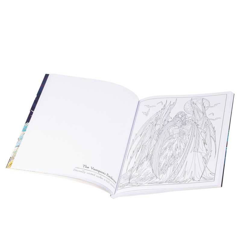 Dark Fairies Coloring Book