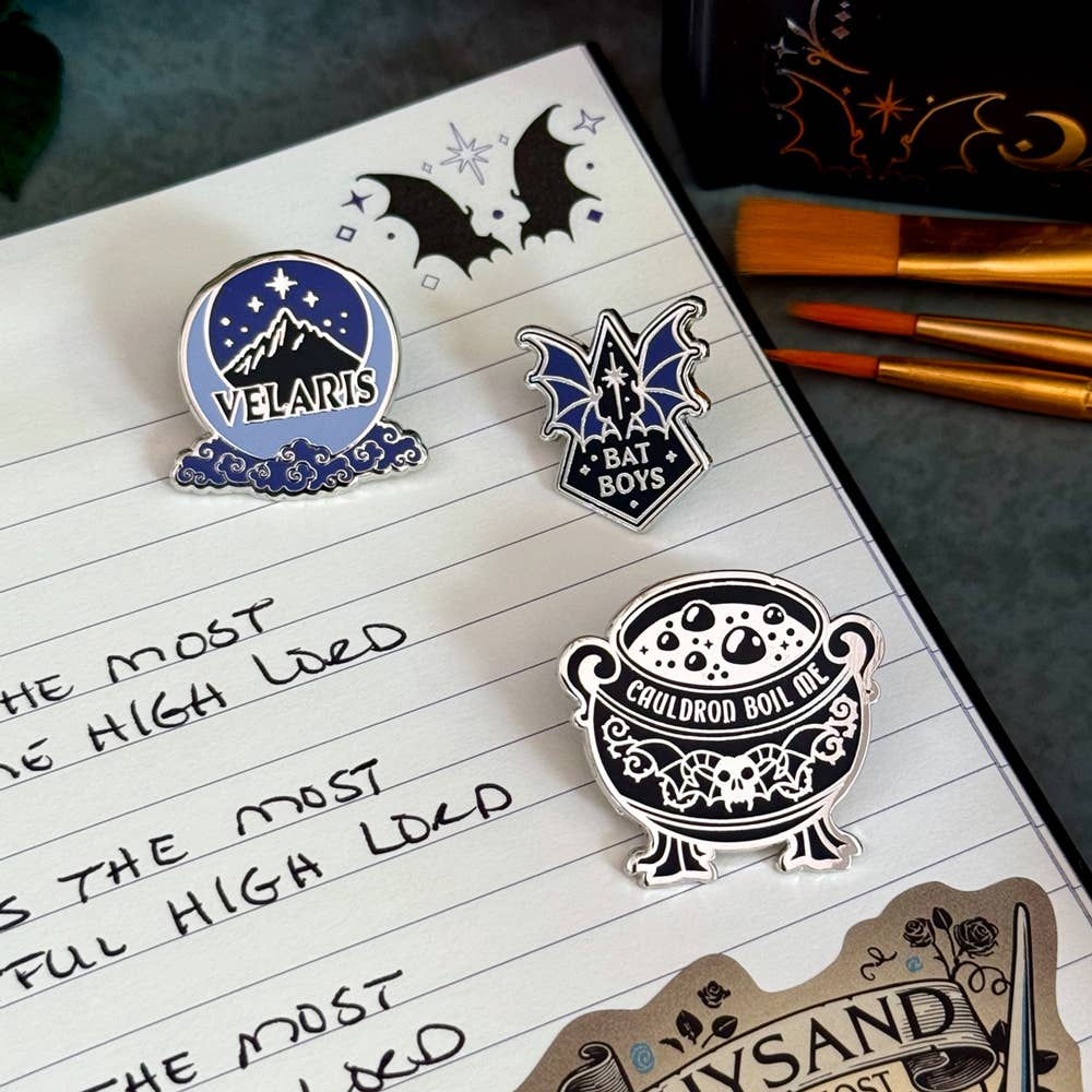 A Court of Thorns and Roses Enamel Pins (3-Pack)