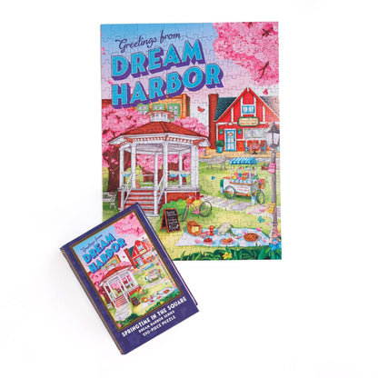Springtime in the Square Keepsake Puzzle | Dream Harbor