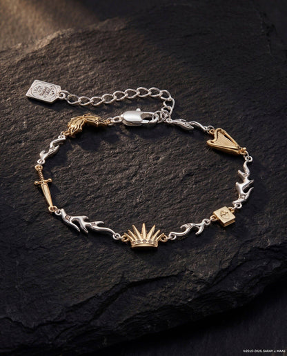 A Court of Thorns and Roses Nesta Archeron Linear Bracelet: Two Tone