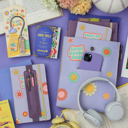 Bookaroo Good Vibes Stationery: Books & Stuff Pouch