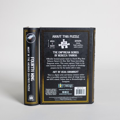 Night in the Archives Keepsake Puzzle | Fourth Wing