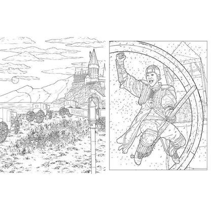Harry Potter: Travels Through the Wizarding World Coloring Book