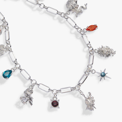 A Court of Thorns and Roses Book Covers Charm Toggle Bracelet: Gold