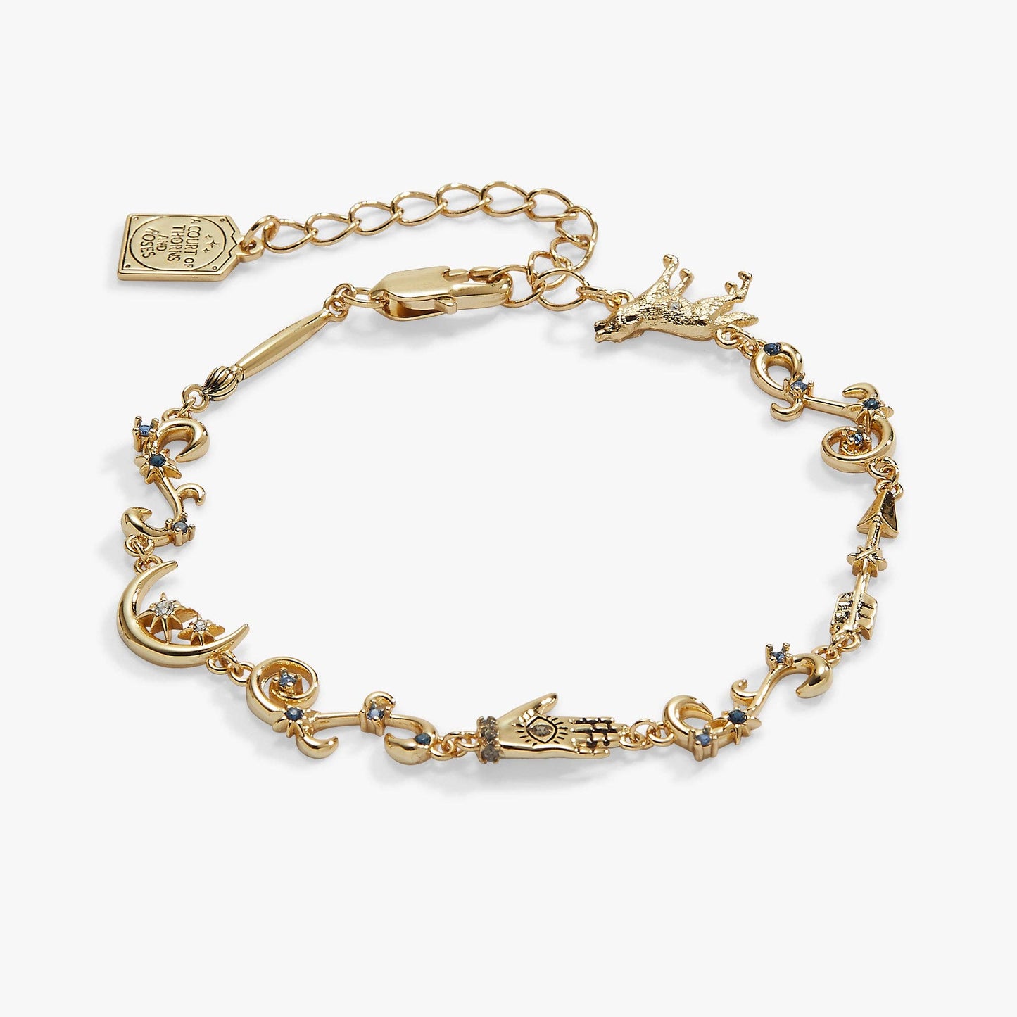 A Court of Thorns and Roses Feyre Archeron Linear Bracelet: Gold