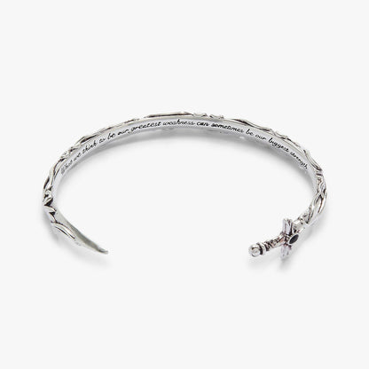 A Court of Thorns and Roses™ Illyrian™ Sword & Shadows Cuff: Silver