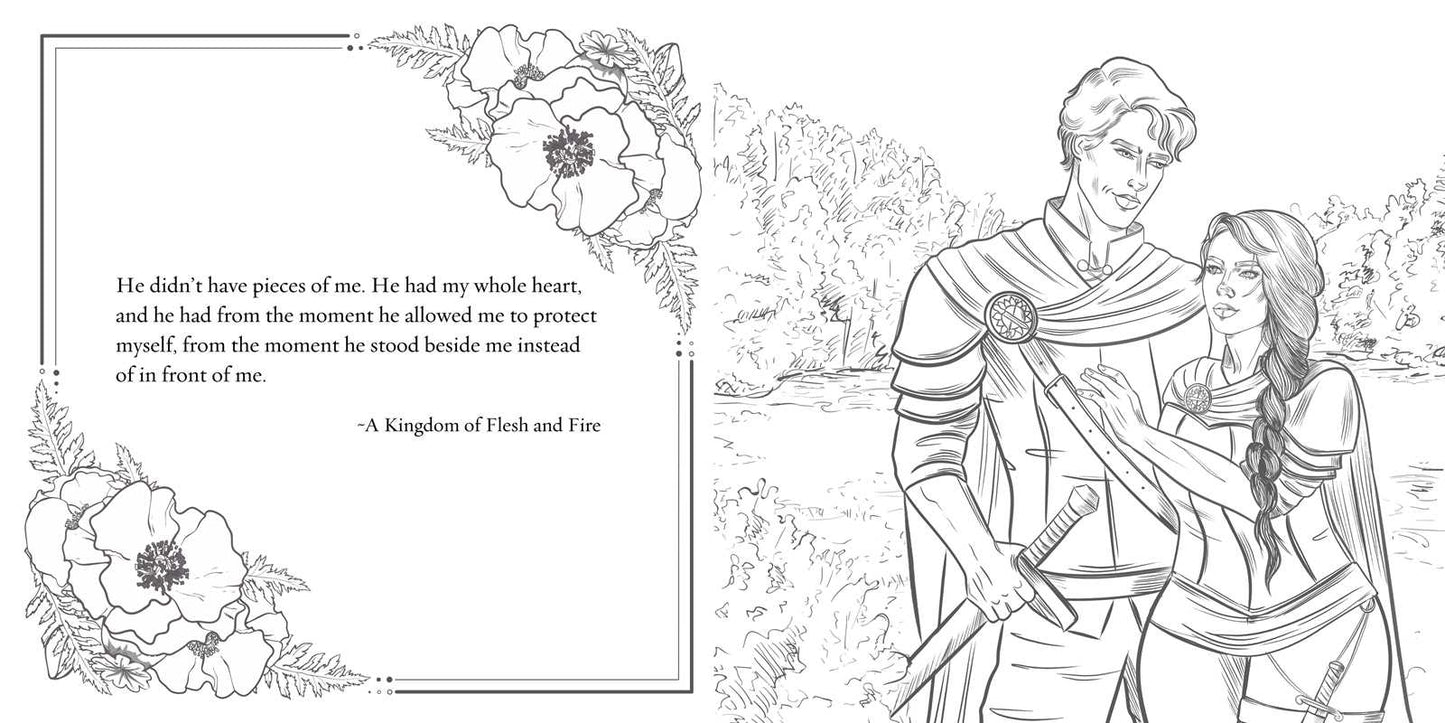 Official Blood and Ash Coloring Book by Jennifer L. Armentrout