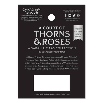 A Court of Thorns and Roses Decals (60-Pack)