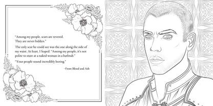 Official Blood and Ash Coloring Book by Jennifer L. Armentrout