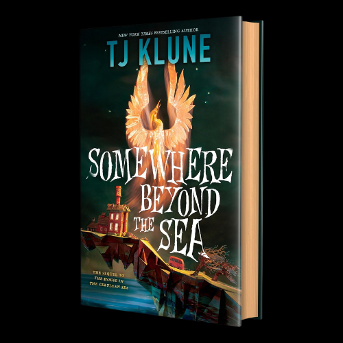 Somewhere Beyond the Sea by TJ Klune, sprayed edge, signed bookplate