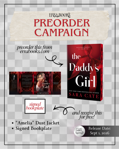 (PREORDER) The Daddy's Girl by Sara Cate (Deluxe Edition Paperback)