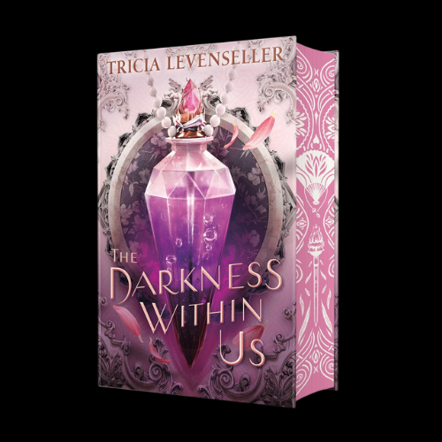 The Darkness Within Us by Tricia Levenseller, sprayed edges, signed bookplate